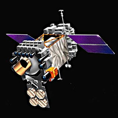 Satellite MSX avec le télescope Spirit III